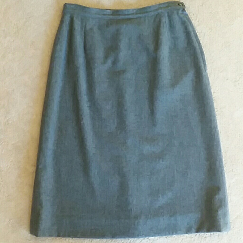Pendleton 100% wool gray skirt